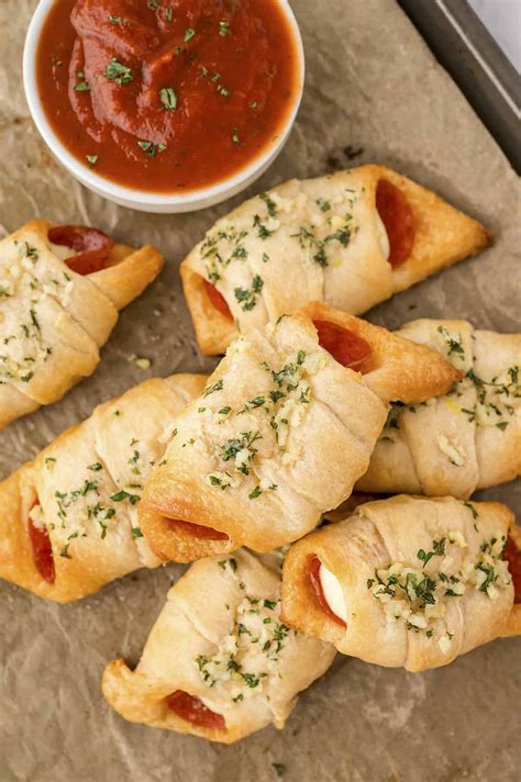 Homemade Pepperoni Pizza Rolls