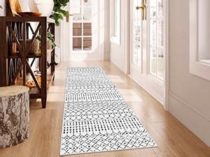 Amazon Beeiva Vintage Moroccan Runner Rug X Non Slip Backing