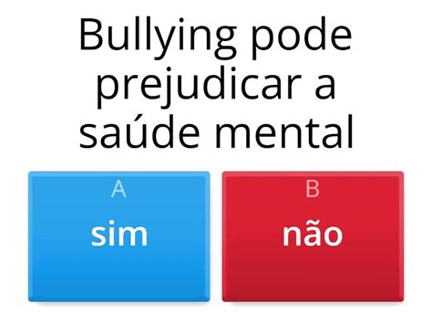 Pergunta Sobre O Bullying