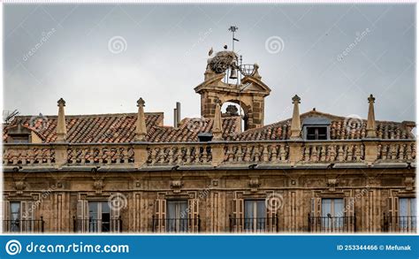 Plaza Mayor in Salamanca Old Town Stock Photo - Image of university ...