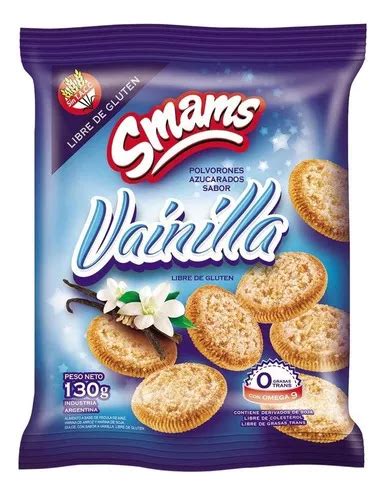 Galletitas Polvorones Sabor Vainilla Smams X Grs Sin Tacc Mercadolibre