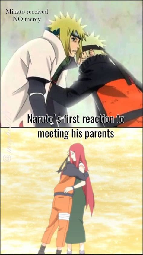 Naruto meeting his parents for the first time so touching... Minato ...