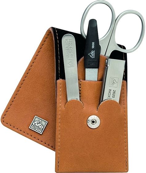 Erbe Solingen 9176 4 Piece Manicure Set Cognac Makeup Uk