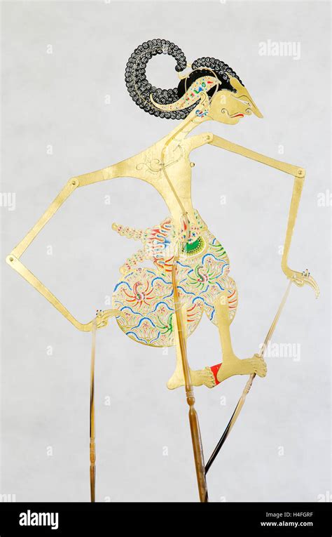 Arjuna One Of The Icon Of Wayang Kulit Puppet Stock Photo Alamy