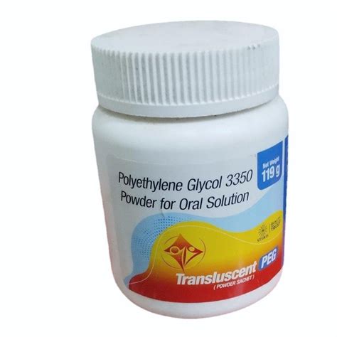 Transluscent Peg Poluethylene Gycol Powder Oral Solution At Kg