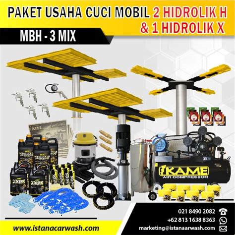 Paket Usaha Cuci Mobil Hidrolik Mbh Mix Istana Teknik