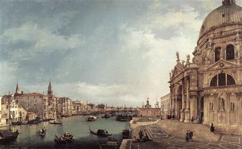 Entrance to the Grand Canal: Looking East - Canaletto - WikiArt.org ...