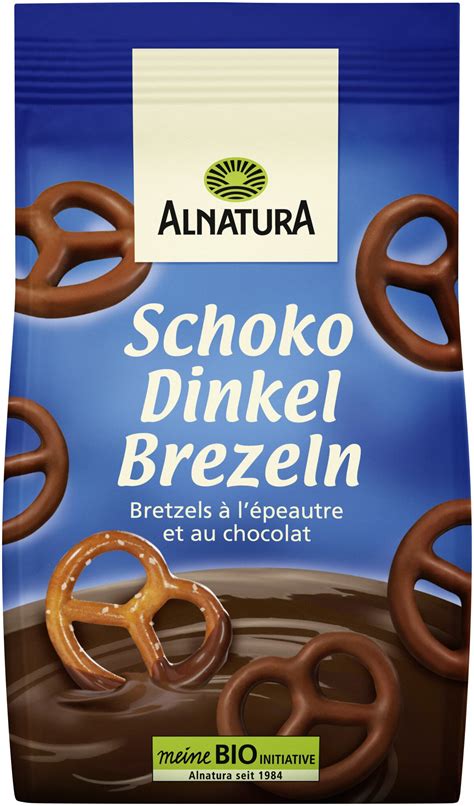 Schoko Dinkel Brezeln 100 g in Bio Qualität von Alnatura