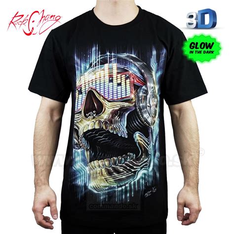 Tričko 3D Mr DJ Rock Chang 3D85 T Shirt Commando sk