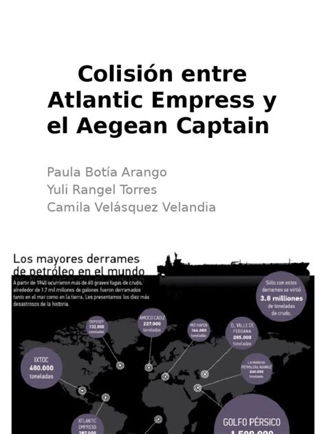 Colisión Entre Atlantic Empress Y El Aegean Captain Pdf