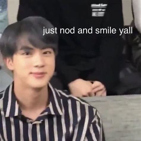 Pin By Zeffy On Bts Jin Kpop Memes Bts Funny Quotes Bts Meme Faces