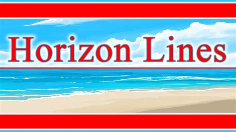 What Is A Horizon Linewhere To Put A Horizon Line Youtube