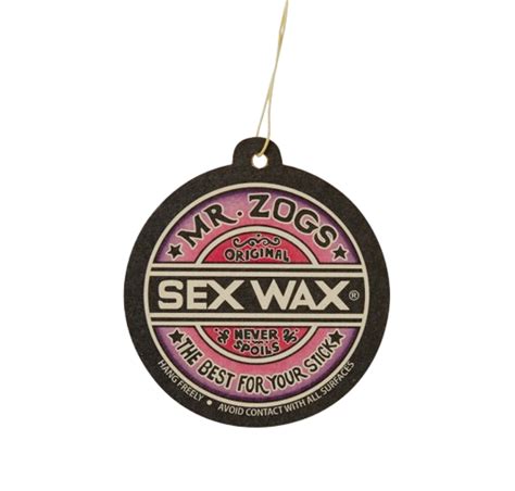 Shop Online For Mr Zog´s Sexwax Air Refreshener Coconut Or Strawberry At Sunset Surf Shop