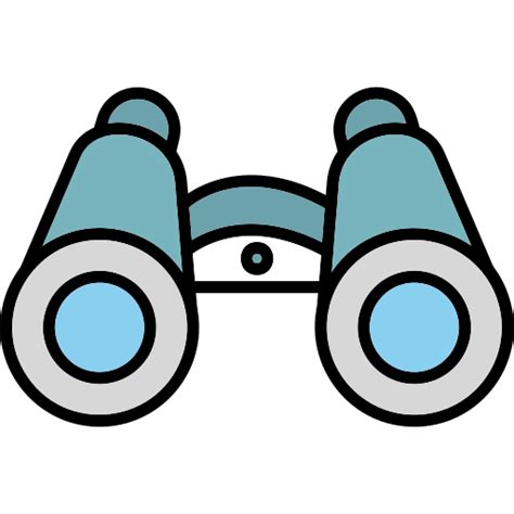 Binocular Generic Outline Color Icon