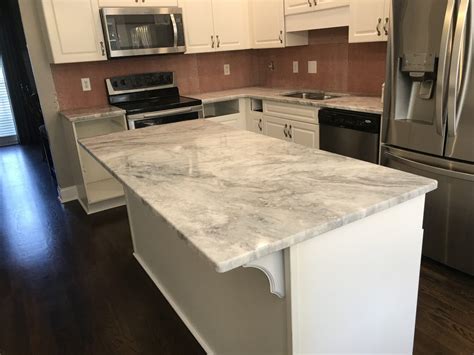 Dallas GA Kitchen Makeover Shadow Storm Marble Countertops Granite