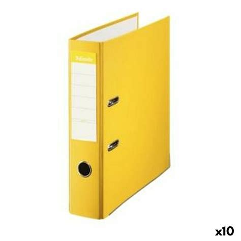 Archivador De Palanca Esselte Amarillo A4 10 Unidades Leroy Merlin