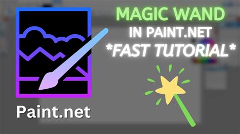 How To Use Magic Wand Paint Net FAST TUTORIAL YouTube