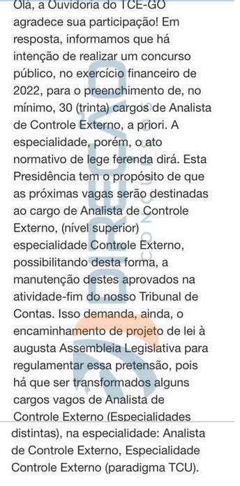 Concurso Tce Go Novo Edital Pode Ofertar 30 Vagas Entenda Direção