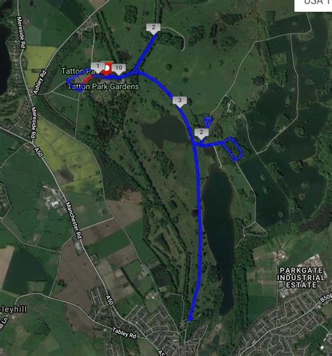 Course Map Feb 2020 Runthrough Tatton Park 10k Series Manchester