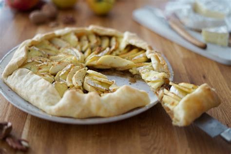 Tarte Fine Pommes Camembert Les Pépites De Noisette