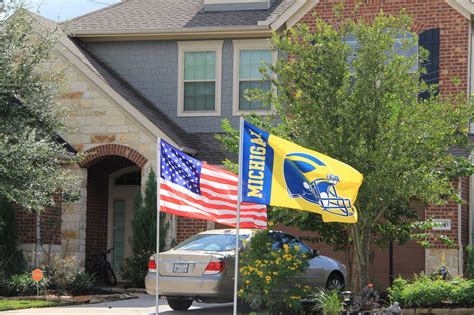 My American Flags | Katy, TX - Football Flags – Michigan