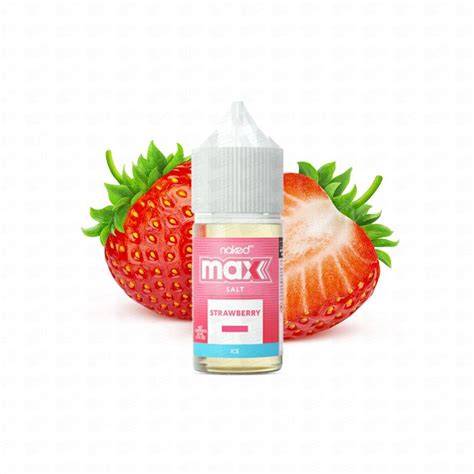Líquido Naked MAX NicSalt Strawberry VaporonBR Sua Vape Store