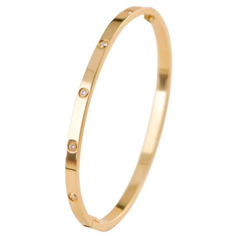 Cartier Love Bracelet 4 Diamonds At 1stdibs Love Bracelet 4 Diamonds