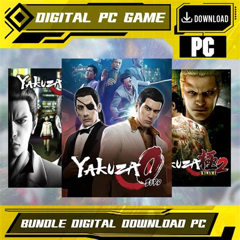 [pc Digital] Yakuza 0 Yakuza Kiwami 1 Yakuza Kiwami 2 Dvd Offline