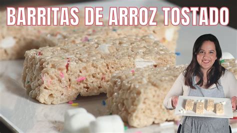 Barritas De Arroz Inflado Receta F Cil Youtube