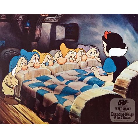 Snow White And The Seven Dwarfs Lobby Card 10x12 In