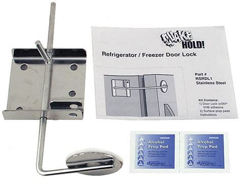 Stainless Steel Item To Item Bracing Refrigeratorfreezer Door Lock