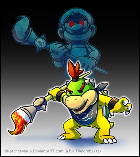 Bowser Jr By Ratchetmario On Deviantart Bowser Super Mario Bros