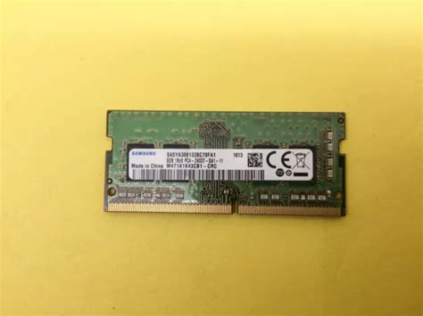 SAMSUNG 8GB 1RX8 PC4 2400T Sodimm Laptop Memory M471A1K43CB1 CRC 10 14