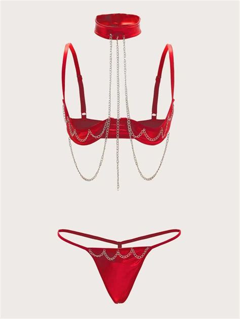 Red Hot Set Women S Fashion Undergarments And Loungewear On Carousell