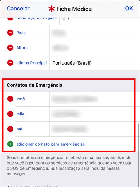 Como Cadastrar Contatos De Emerg Ncia No Iphone Canaltech