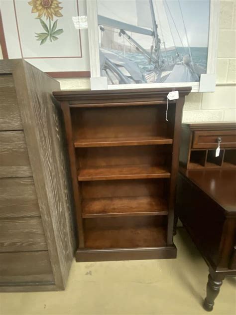 Dark Wood Bookcase - Consignment Store Florida