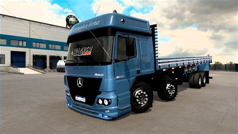 Carga Animada Euro Truck Simulator Piripiri X Caxias Atego