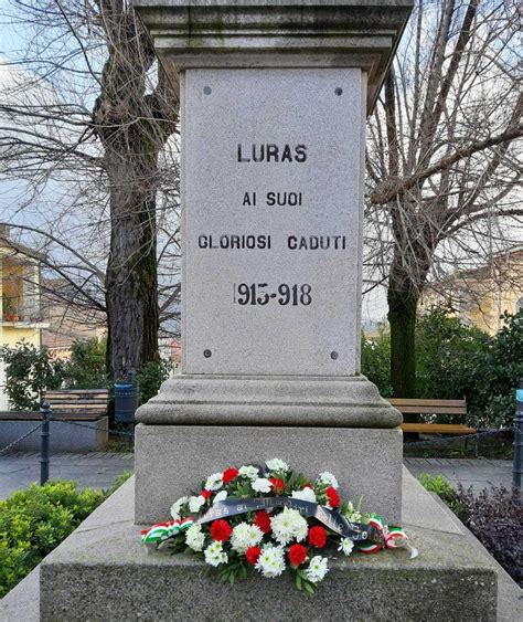 Anche A Luras Un Monumento Per Ricordare I Morti Delle Foibe La Nuova