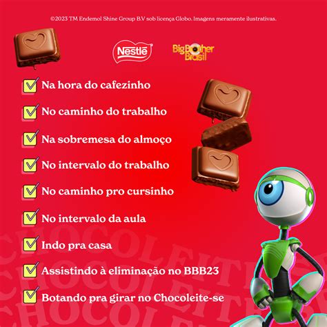 Chocolates Nestlé Classic no BBB23 on Twitter Um lembrete pra