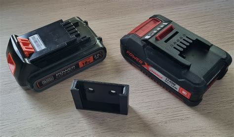 Free STL File Battery Holder For Einhell And Beck Decker 3D Printable