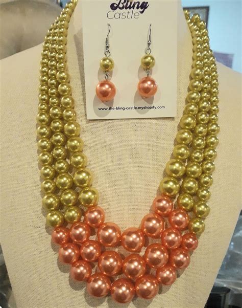 Multi Colored Pearls The Bling Castle
