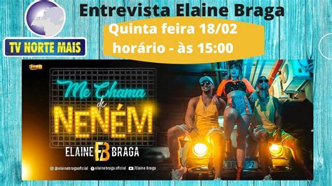 Tv Norte Mais Elaine Braga Lan Ando Sua Nova M Sica Youtube