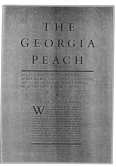 The Georgia Peach