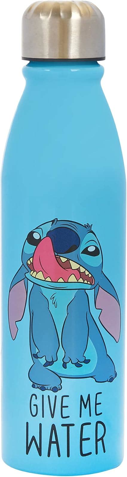 Disney Stitch Aluminum Water Bottle 600ml Official Merchandise By