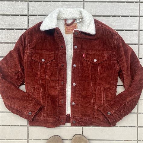 Levis Corduroy Sherpa Jacket Women’s Xs Would Also Depop