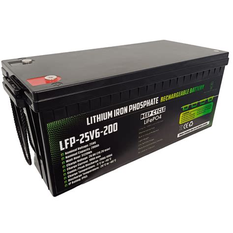 Battery Lifepo4 25 6v 200ah 5120wh 5 Yrs Guarantee