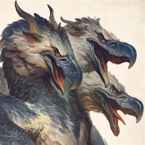 “The Three-Headed Gryphon” | Muddy Colors