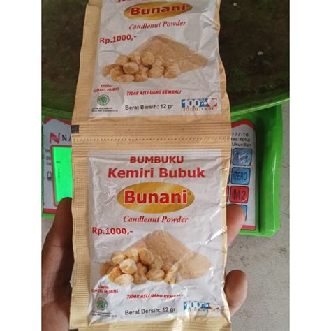 Jual BUMBUKU KEMIRI BUBUK BUNANI SATU SACHET 12gr Shopee Indonesia