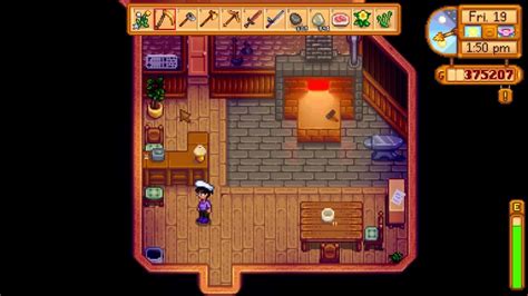 Where is the Blacksmith in Stardew Valley