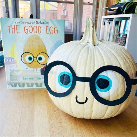 Elizabeth Ingram On Instagram My Son Picked The Good Egg For The Storybook Pumpkin Decorating